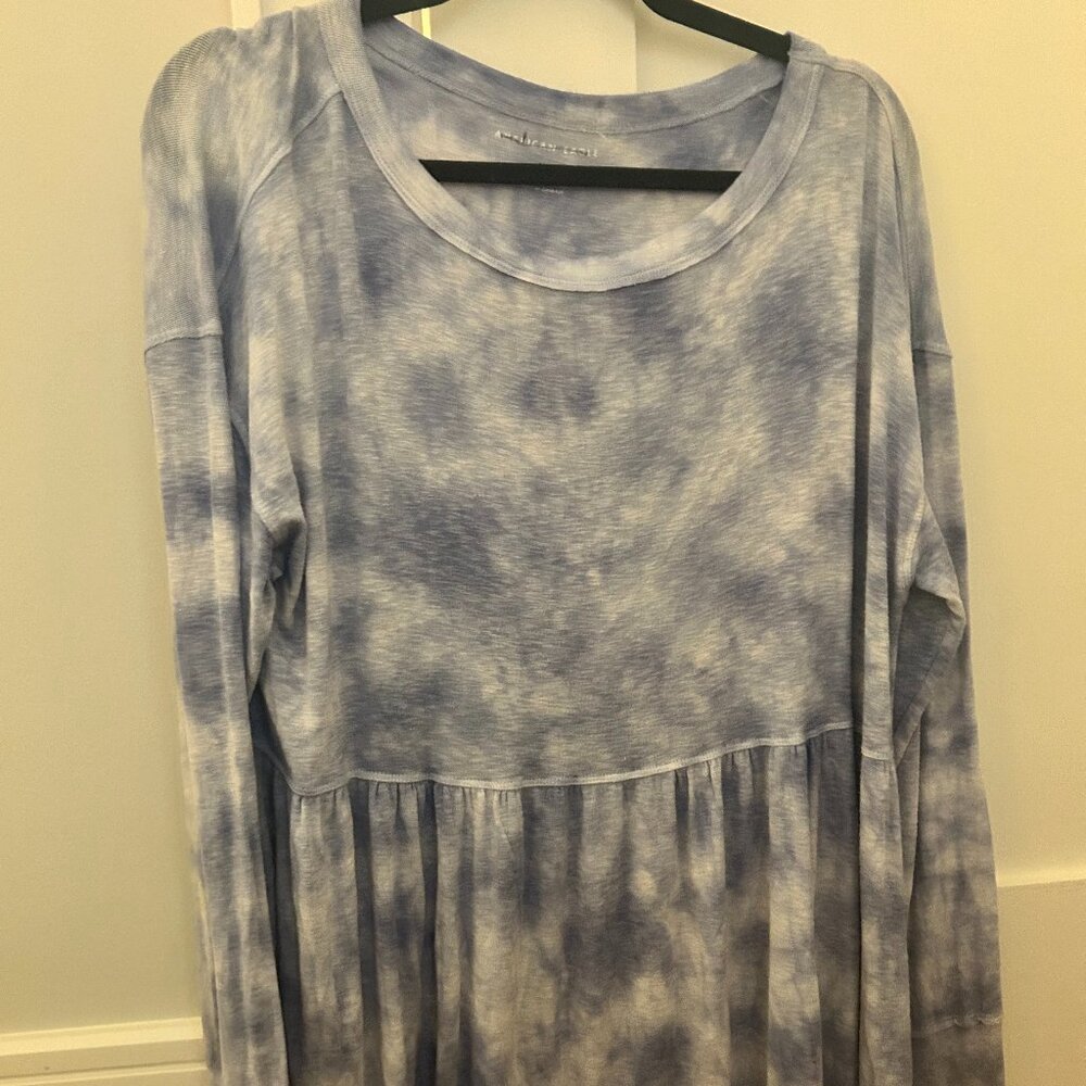 AE American Eagle Outfitters Soft & Sexy long sleeve crew neck flowy t-shirt top